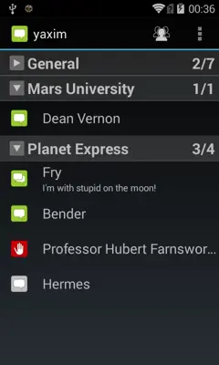 yaxim android App screenshot 7